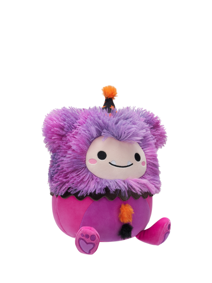 Squishmallows Woxie the Magenta Bigfoot in Clown Costume Halloween 7.5" Plush Soft Toy - view 2, Multi