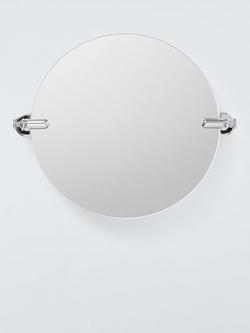 John Lewis Legacy Bathroom Mirror, White/Chrome, 