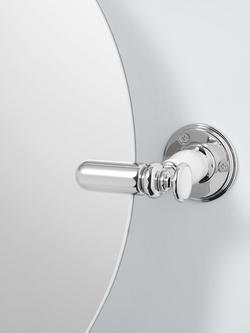 John Lewis Legacy Bathroom Mirror, White/Chrome - view 2, 