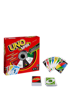 Mattel UNO Spin Game - view 2, Multi