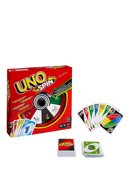 Mattel UNO Spin Game - view 2, Multi