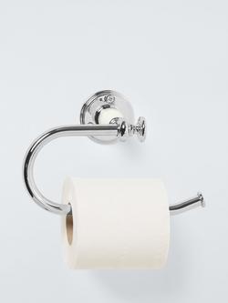 John Lewis Legacy Swing Toilet Roll Holder, White/Chrome - view 2, 