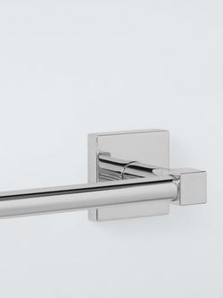 John Lewis Prism Towel Rail, L32cm, Chrome - view 2, 