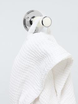 John Lewis Legacy Robe Hook, White/Chrome - view 2, 
