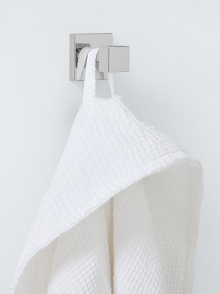 John Lewis Prism Robe Hook, Chrome - view 2, 