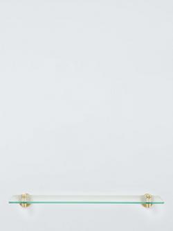 John Lewis Elegance Glass Shelf, Black, 