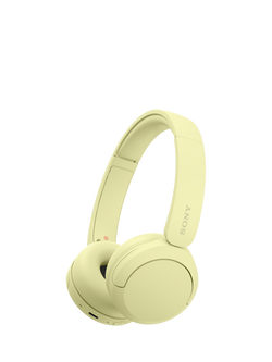 Sony WH-CH520 Bluetooth Wireless On-Ear Headphones with Mic/Remote, Yellow