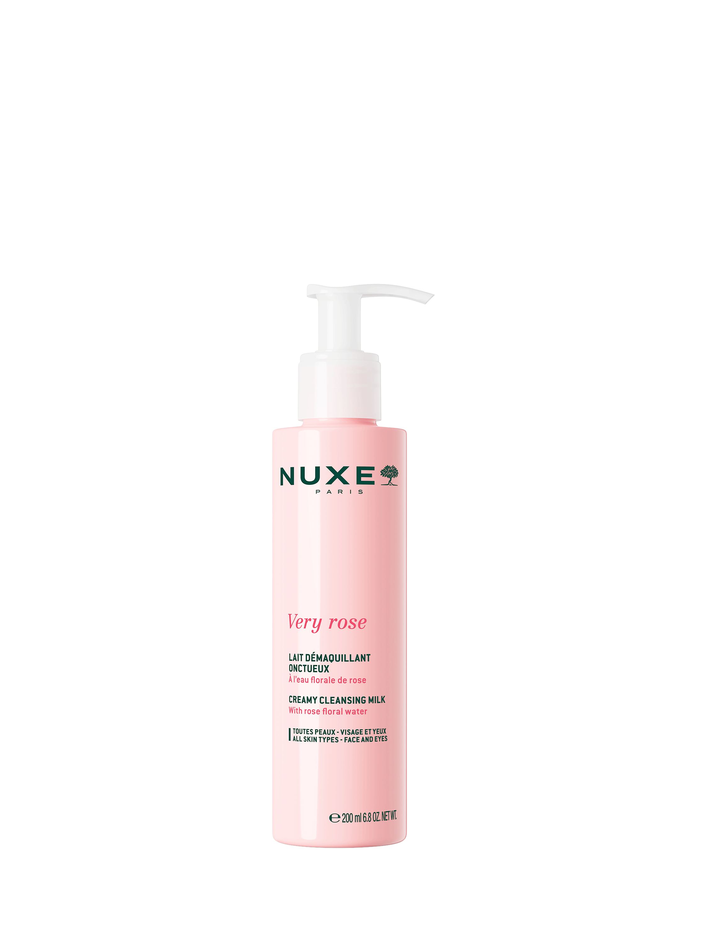 Product image 1 of 6, which shows NUXE Very Rose Creamy Cleansing Milk, 200ml