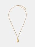 Hush Teardrop Necklace, Gold