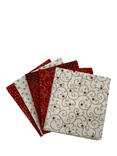 John Louden Merry & Bright Fat Quarter Fabrics, Pack of 5, Multi
