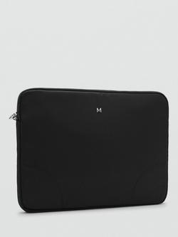 Mango Melon Zipped Laptop Case, Black - view 2, Black