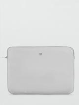 Mango Melon Zipped Laptop Case, Black, Silver