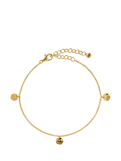 Monica Vinader Siren Muse Station Chain Bracelet, Gold, Gold