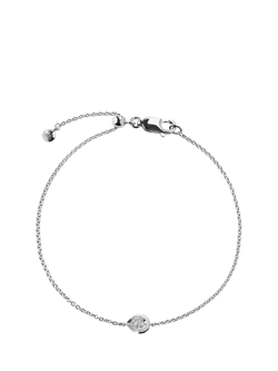 Monica Vinader Pear Chain Bracelet, Silver, Silver