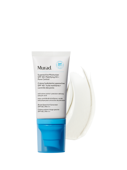Murad Superactive Moisturiser SPF 40 Mattifying Oil + Pore Control, 50ml, 