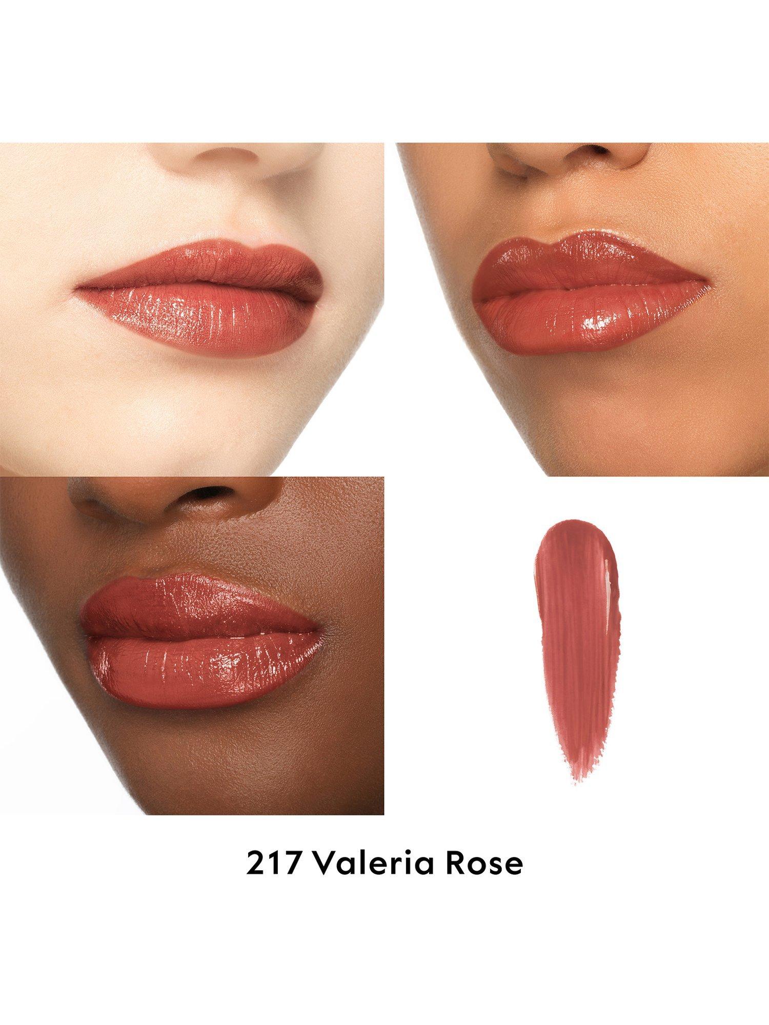 Product image 2 of 6, which shows Gucci Rouge de Beauté Brillant High-Shine Lipstick, 217 Valeria Rose
