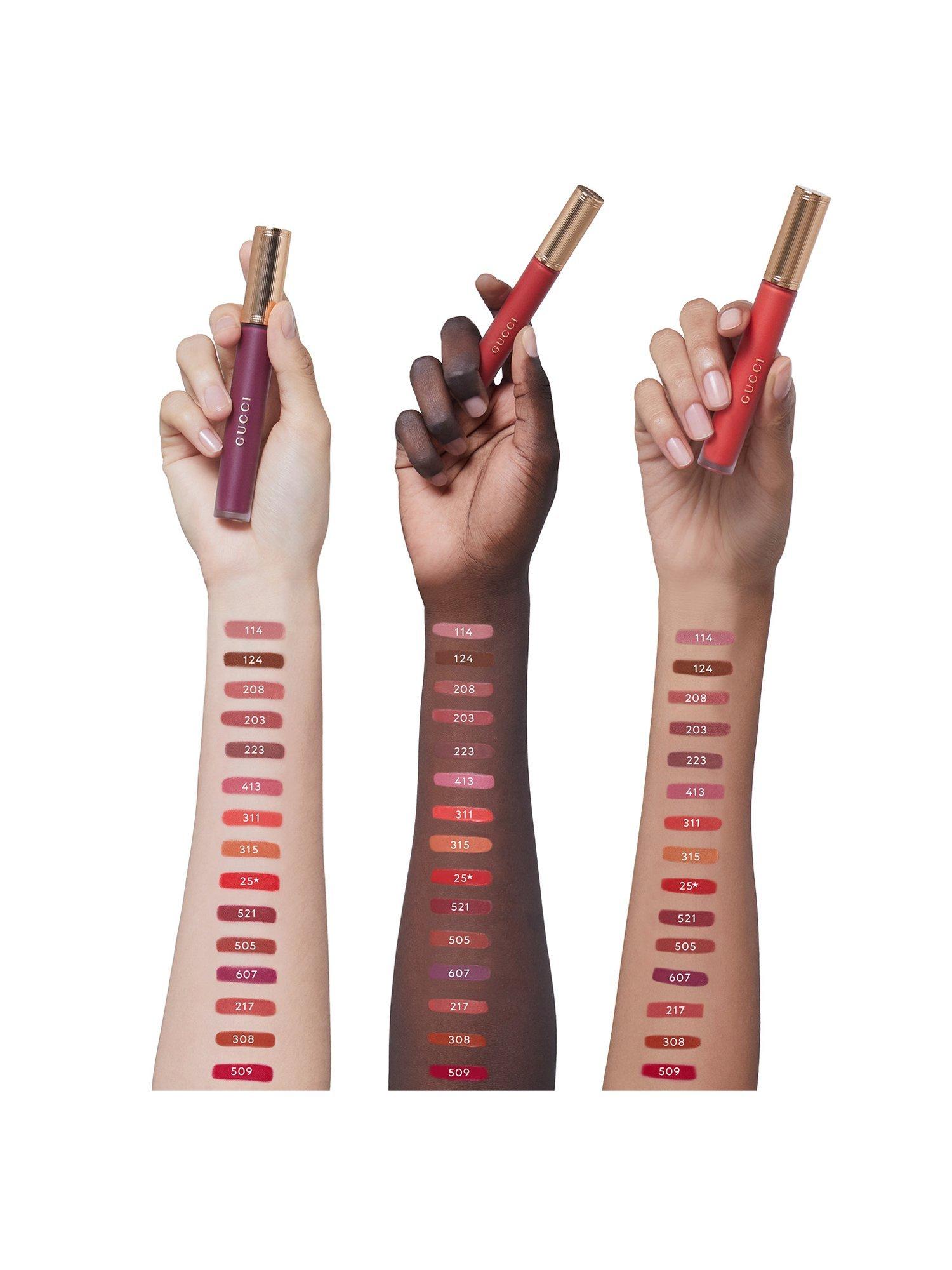 Product image 3 of 5, which shows Gucci Rouge À Lèvres Liquide Matte Lipstick, 217 Valeria Rose