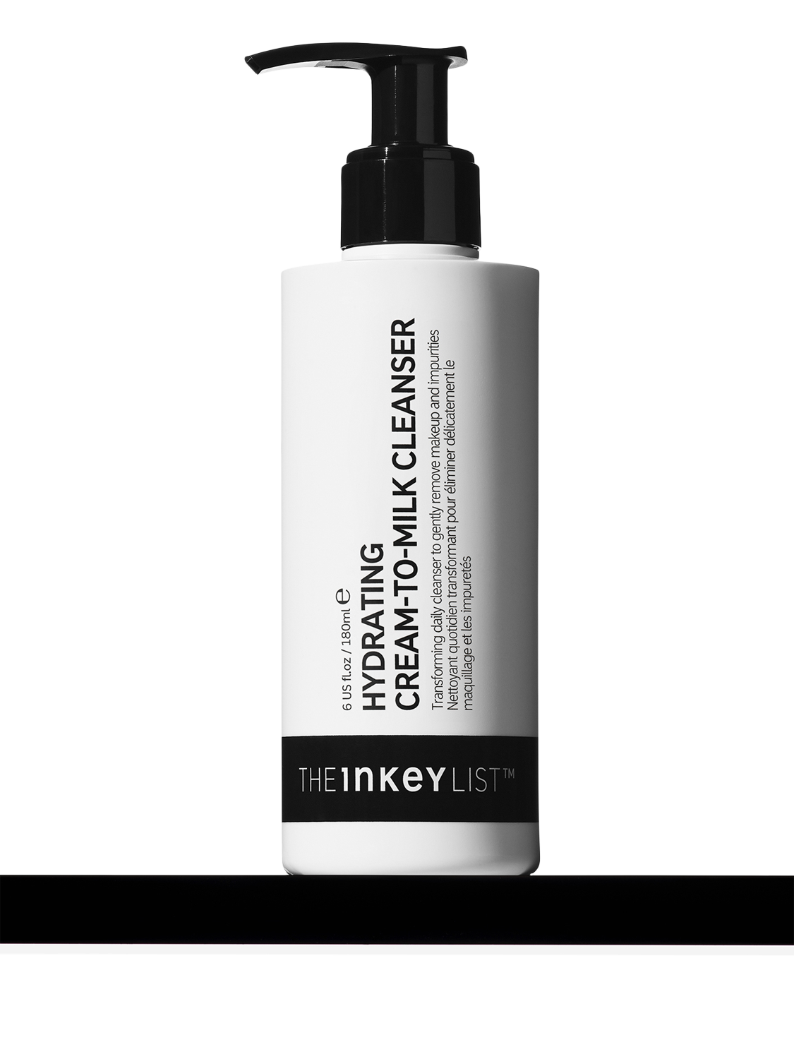 Product image 3 of 5, which shows The INKEY List Hydrating Cream-To-Milk Cleanser, 180ml