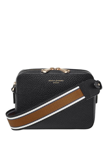 Aspinal of London The Camera Cross Body Bag, Black