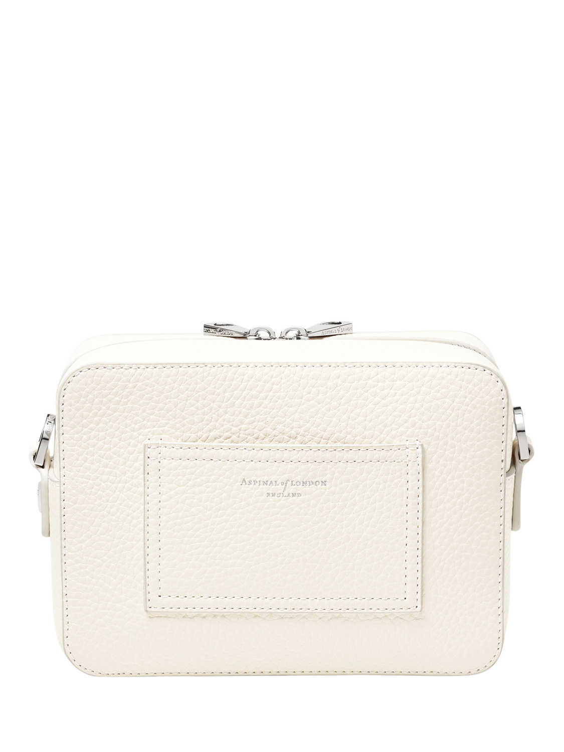 Product image 5 of 6, which shows Aspinal of London The Camera Cross Body Bag, Chalk White