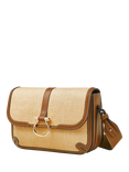 Aspinal of London Resort Raffia Cross Body Bag, Neutral