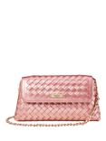 Aspinal of London Sunrise Sunset Leather Slot Weave Clutch Bag