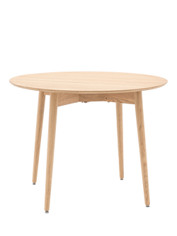 Gallery Direct Lewes Folding Dining Table, Natural - view 2, Natural