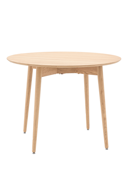 Gallery Direct Lewes Folding Dining Table, Natural - view 2, Natural