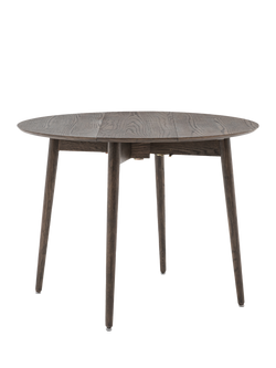 Gallery Direct Lewes Folding Dining Table, Smoked, Smoked