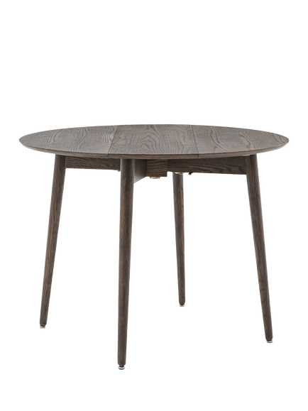 Gallery Direct Lewes Folding Dining Table, Smoked, Smoked