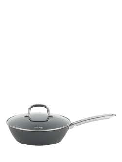 Dojo Yumi Neverstick Non-Stick Saute Pan & Lid, 26cm - view 2, Black