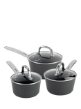 Dojo Yumi Neverstick Non-Stick Saucepan & Lid, Set, 3 Piece