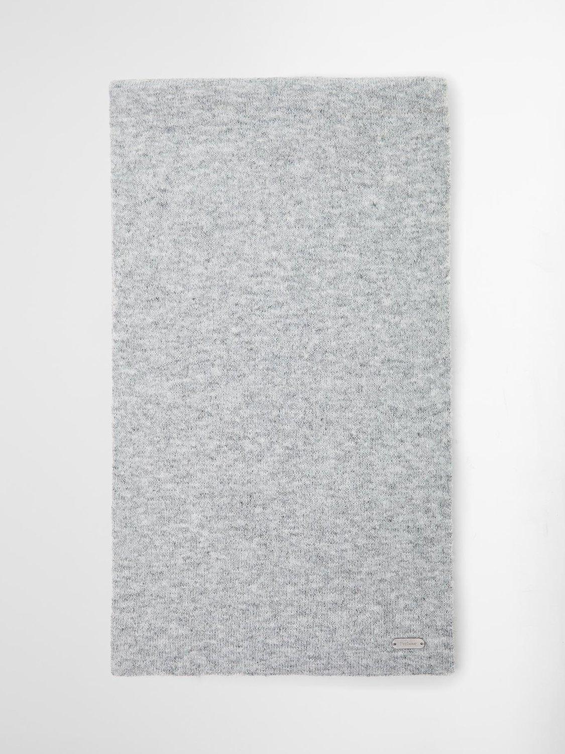 Product image 6 of 9, which shows Barbour Winona Beanie Hat & Scarf Gift Set, Light Grey