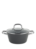 Dojo Yumi Aluminium Neverstick Non-Stick Casserole & Lid, 24cm