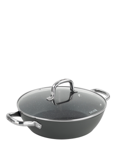 Dojo Yumi Neverstick Non-Stick Shallow Casserole & Lid, 28cm