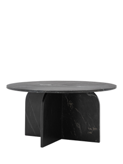 Gallery Direct Vermont Marble Coffee Table - view 2, Black