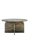 Gallery Direct Vermont Marble Coffee Table, Ember
