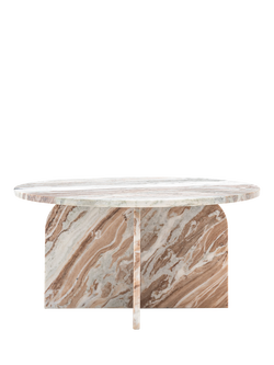 Gallery Direct Vermont Marble Coffee Table, Natural