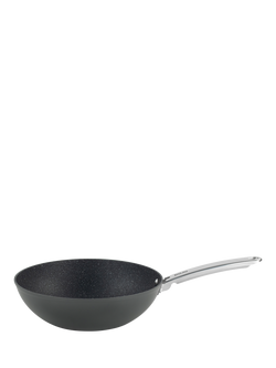 Dojo Yumi Neverstick Non-Stick Wok, 28cm - view 2, Black