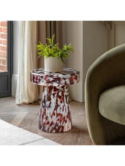 Gallery Direct Jasper Side Table, Leopard - view 2, Leopard