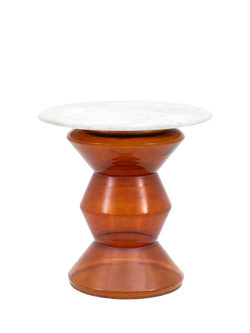 Gallery Direct Mesa Side Table, Orange