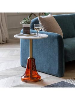 Gallery Direct Palmer Side Table, Dusk - view 2, Orange