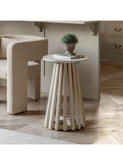 Gallery Direct Tempe Side Table, White - view 2, White