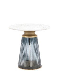 Gallery Direct Valdez Side Table, Blue