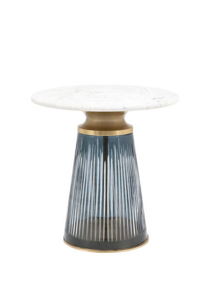 Gallery Direct Valdez Side Table, Blue