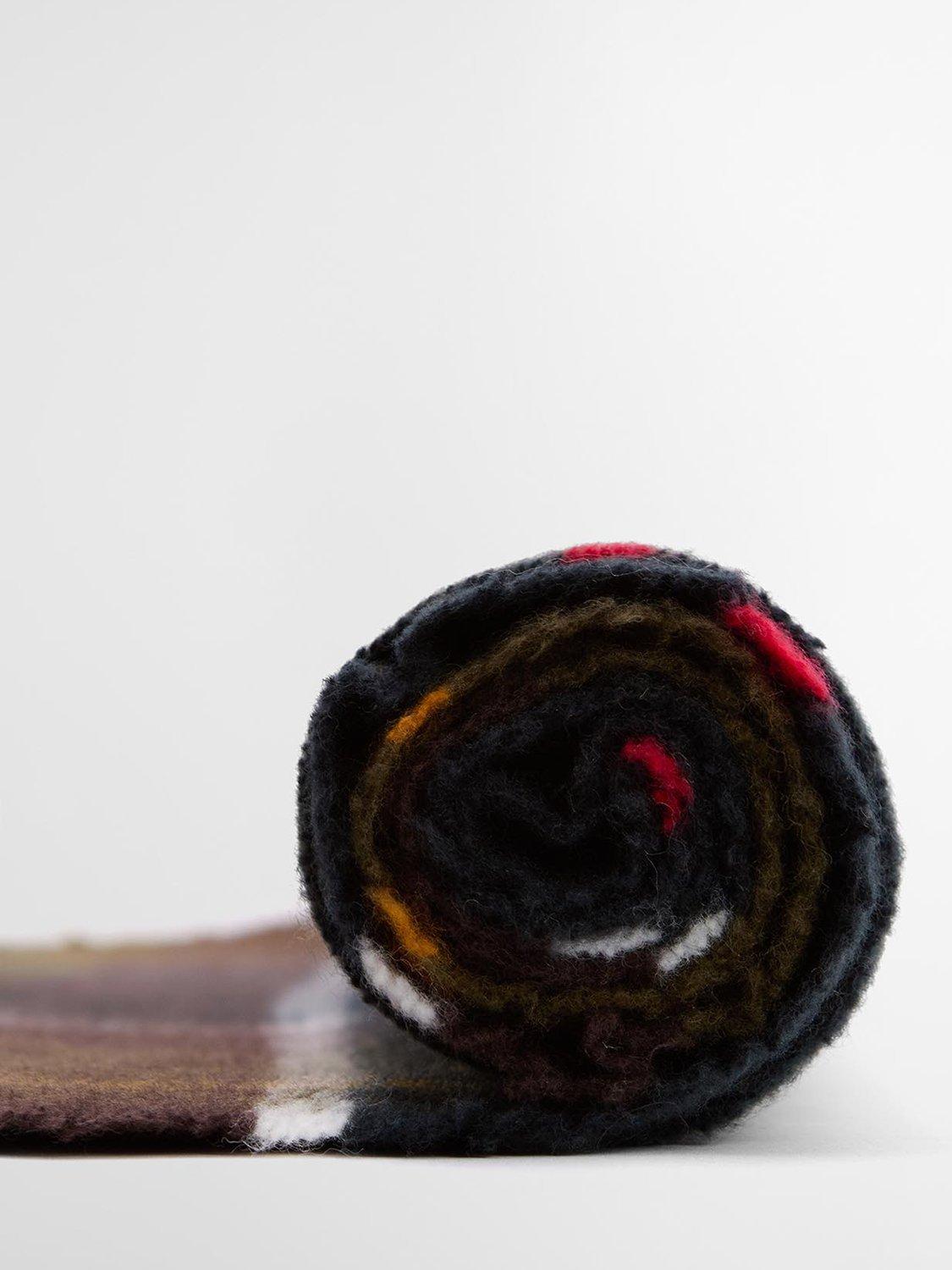 Product image 5 of 6, which shows Barbour Deanna Tartan Scarf, Green/Multi