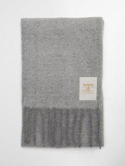 Barbour Ellison Scarf, Light Grey - view 2, Light Grey