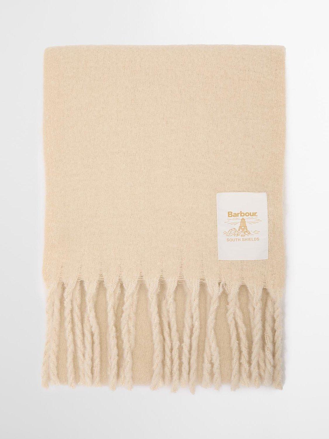 Product image 2 of 6, which shows Barbour Ellison Scarf, Cream