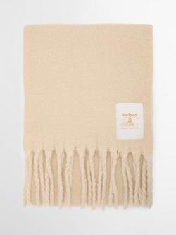 Barbour Ellison Scarf, Cream - view 2, Cream
