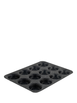 Dojo Yumi Neverstick Non-Stick Cupcake Tray, 12 Cup, Black